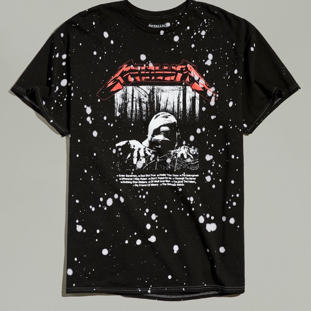 Metallica If I Die Bleach Wash Tee